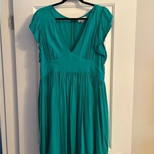 Molly Bracken Turquoise Midi Dress